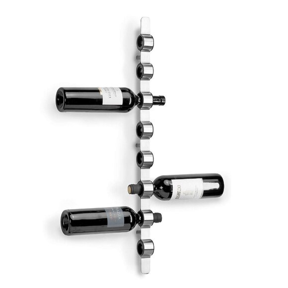 BLOMUS 🍷 29-Inch Stainless Steel Wall-Mounted Wine Bottle Holder - Picture 3 of 16